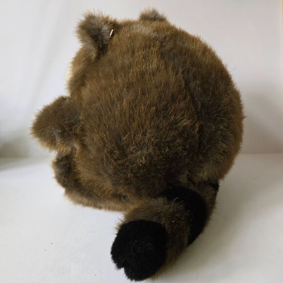 Mary Meyer Plush Raccoon Stuffed Animal Toy 10" Brown Eyes - Picture 4 of 16
